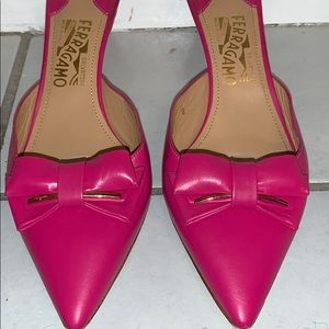 Salvatore Ferragamo Mules Fuchsia Pink EU size 40